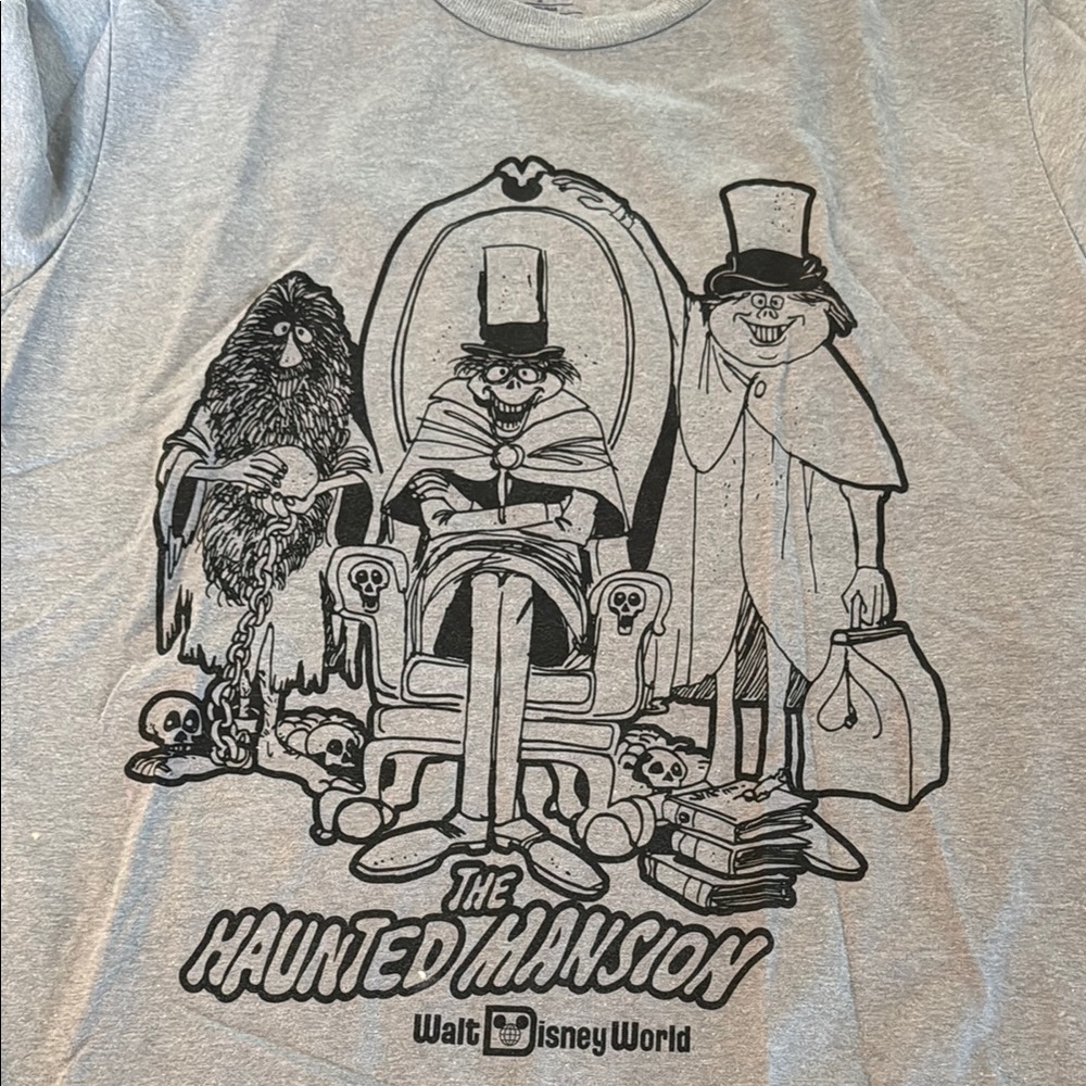 *Disney Haunted Mansion Light Gray T-Shirt - Picture 3 of 3